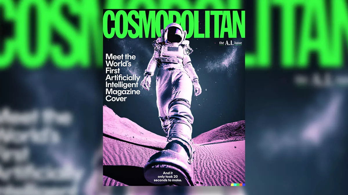 AI-Generated Magazine Cover