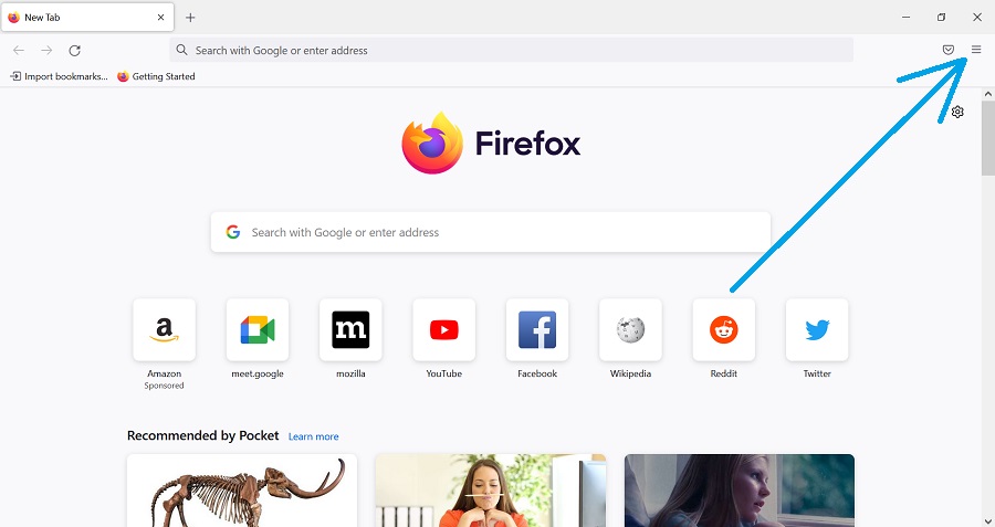 firefox hamburger menu