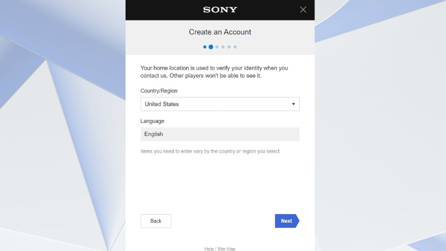 PlayStation Network - Create PSN account