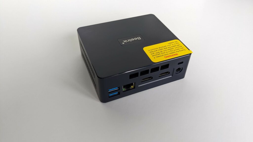 Mini PC Beelink MINI S Intel N5095A CPU， Win 11 pro mini desktop computer  ,Lightweight and compact office Micro PC, Dual HDMI 4K UHD/Gigabit  Ethernet/Dual WiFi/BT/VESA for Home/Office