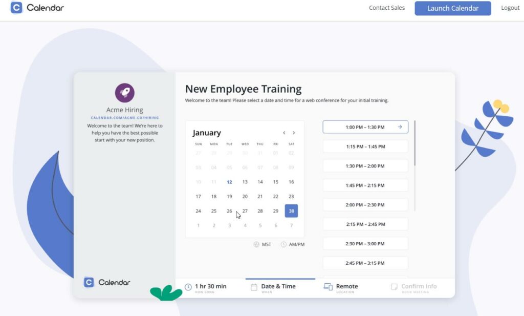 calendar - best meeting scheduler apps