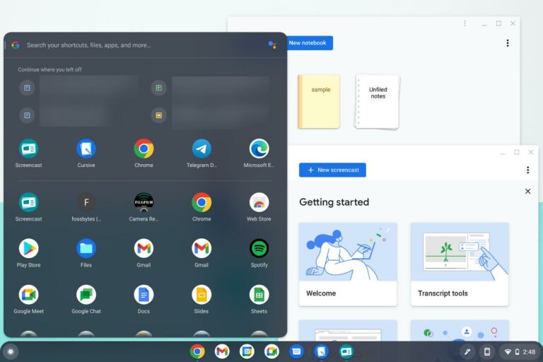 Chrome OS new features