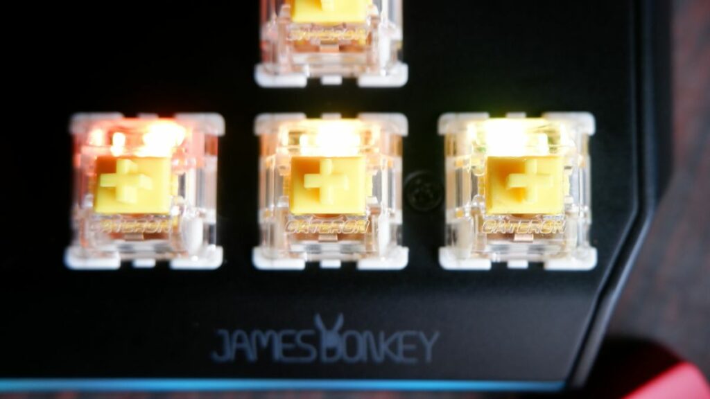 Jamesdonkey RS4 gateron G Pro 2.0 yellow switches-2