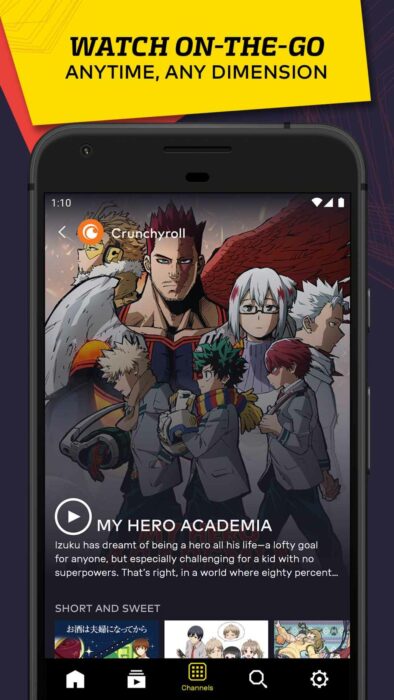 VRV-anime-streaming-app