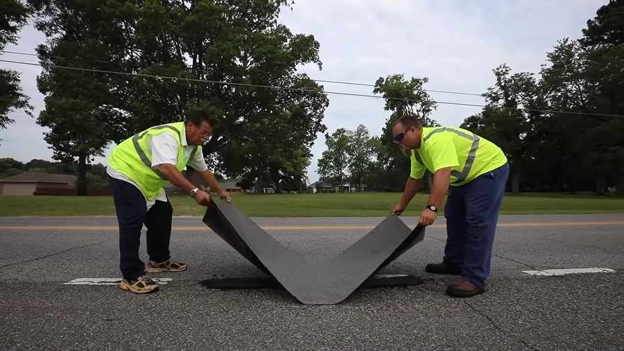 american road patch application