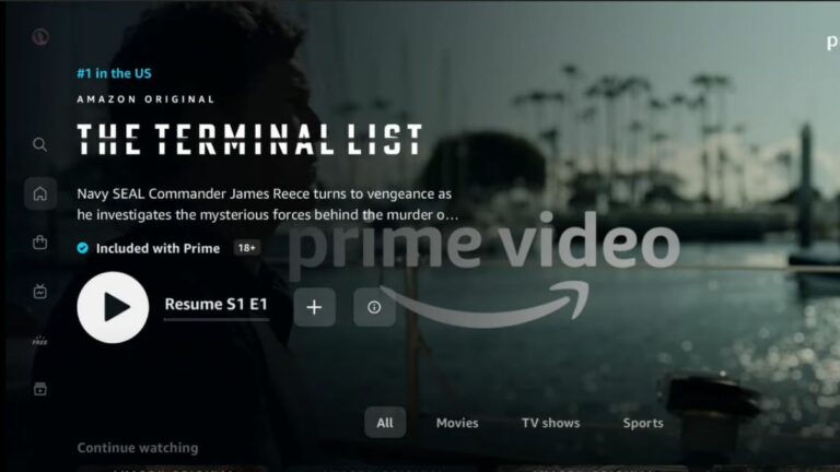 Amazon Prime Video UI revamp