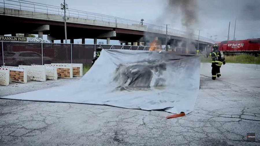 bridgehill car fire blanket