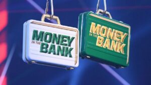 money in the bank briefcases hanging in the air