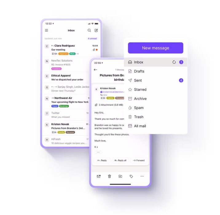 protonmail best email app for android