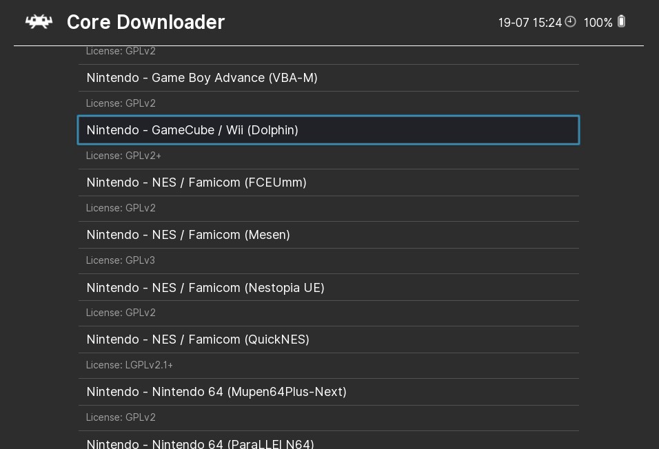 retroarch-emulator-cores