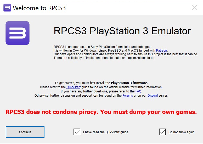 RPCS3 - The PlayStation 3 Emulator