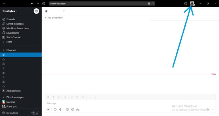 How To Delete My Slack Account? Step-By-Step Guide - Fossbytes