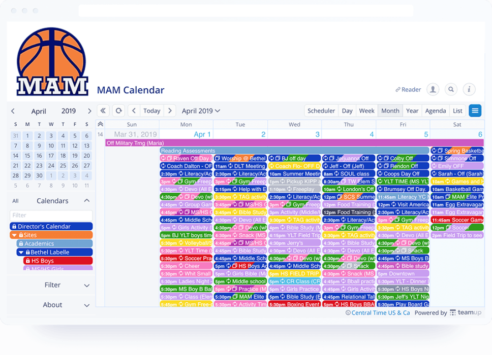 teamup calendar google calendar alternatives