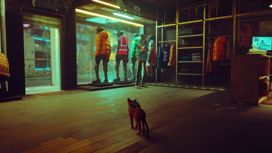 worker jacket location stray