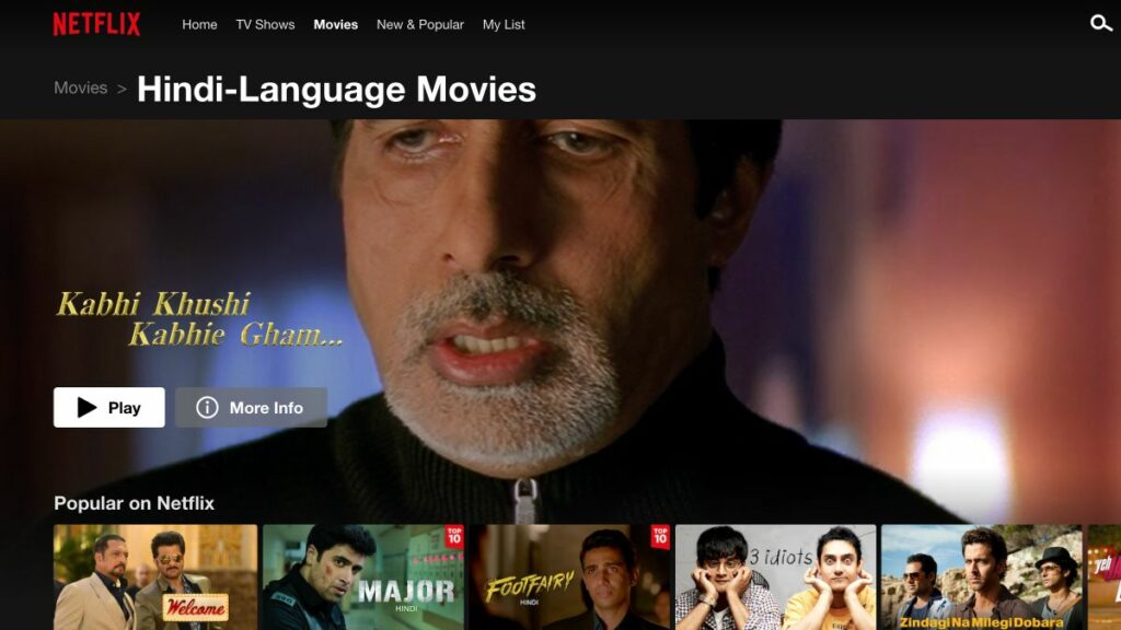 Watch bollywood hindi movies free Netflix