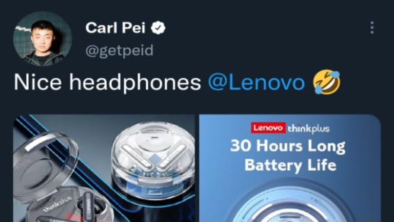After Motorola, Carl Pei Is Trolling Lenovo On Twitter