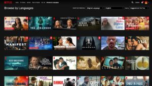 Netflix Browse By Language Feature