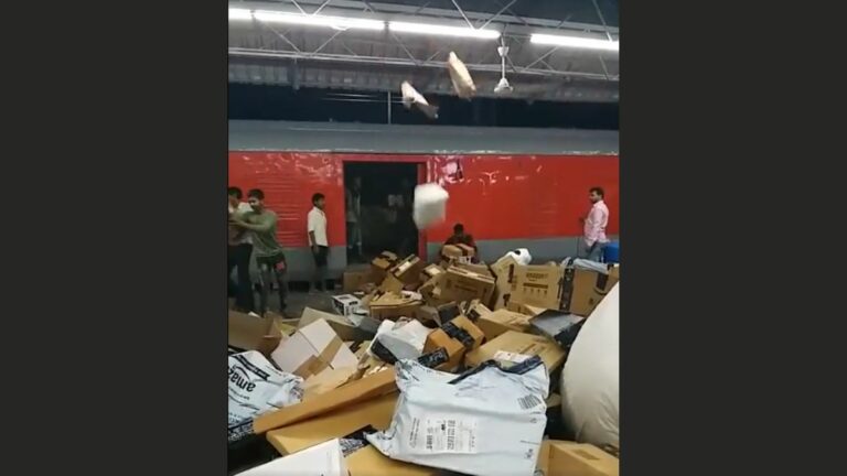 Amazon And Flipkart Parcels Getting Tossed Out