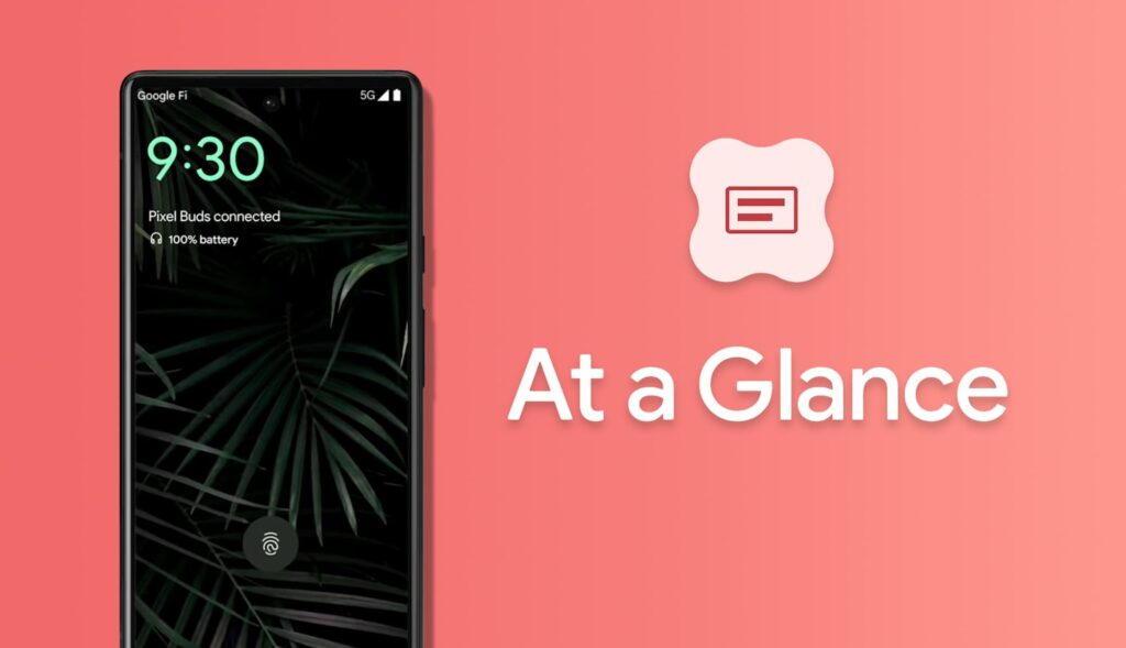 Google At a Glance - Android 13 features 