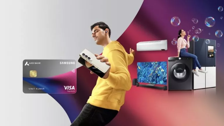 Samsung and Axis Bank have partnered to launch a new VISA credit card. The Samsung Axis Bank credit card will come in Infinite and Infinite Signature variants
