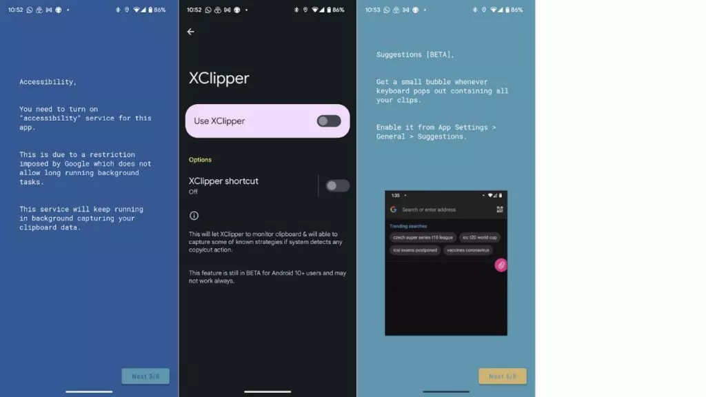 XClipper setup best android clipboard manager