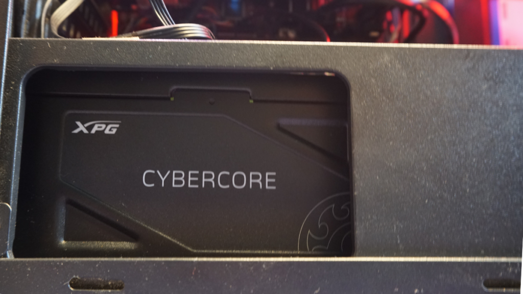 XPG cybercore 1300W PSU in case
