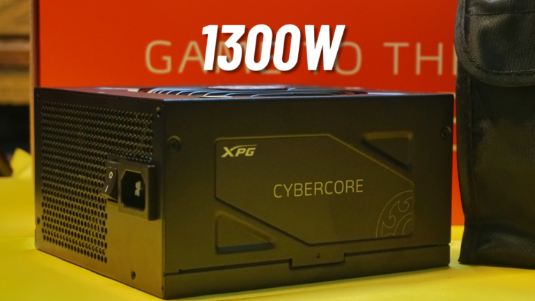 XPG cybercore 1300W PSU review