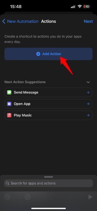 add action guided access iphone automation
