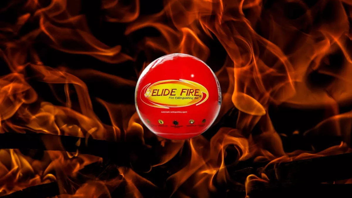 Elide Fire Extinguishing Ball Can Put Out Any Fire In Seconds