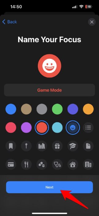 iphone game mode focus