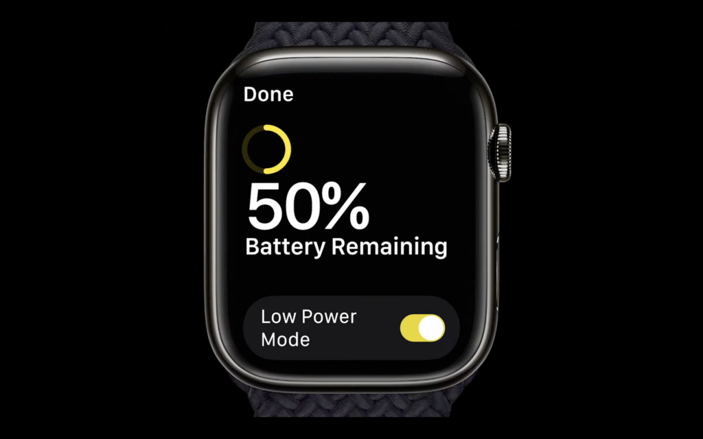 apple watch series 8 low power mode