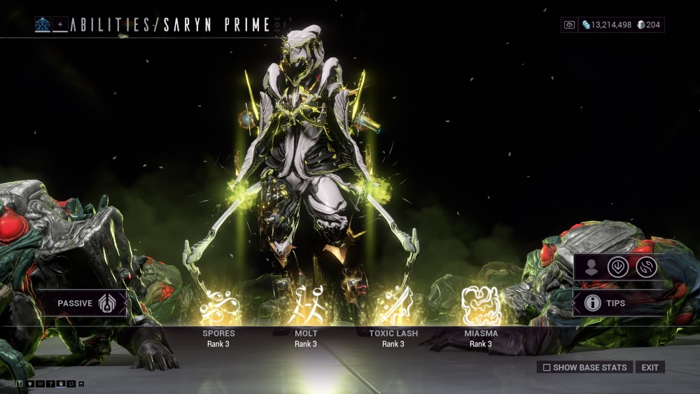 saryn warframe tier list