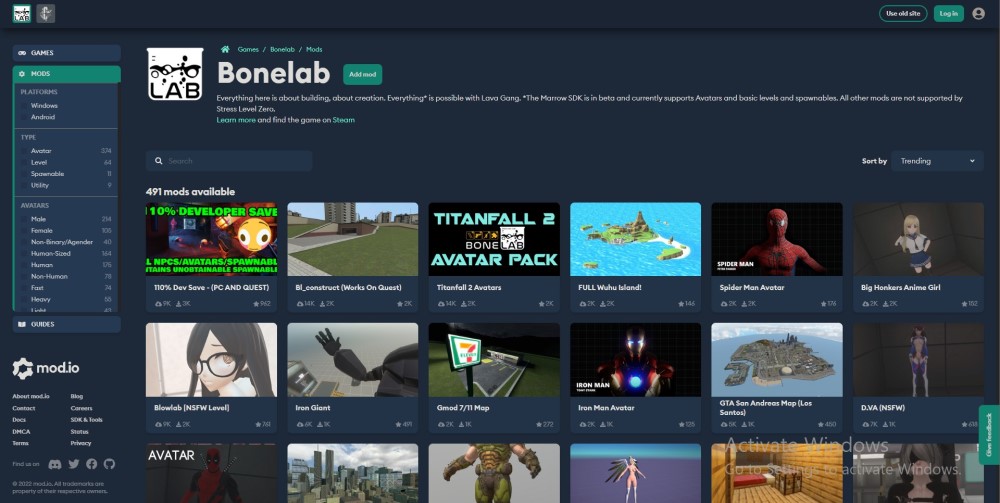 how to download bonelab mods on oculus quest 2 without pc