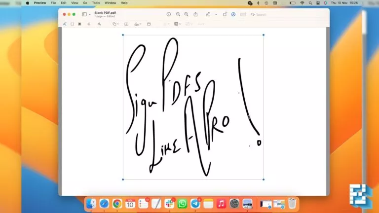 Digitally sign a PDF on Mac