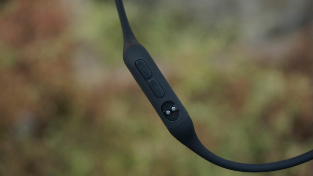 Haylou bone conduction volume buttons