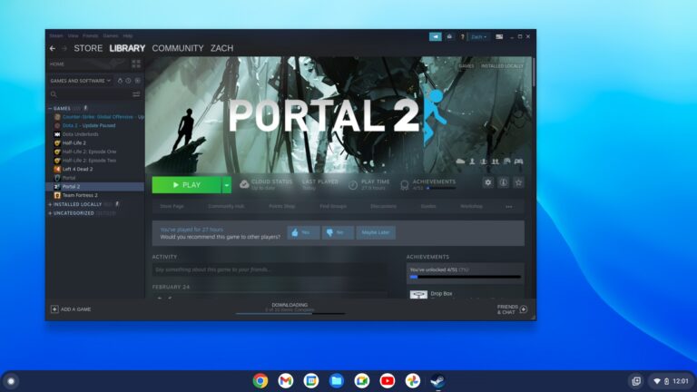 Steam Beta for ChromeOS