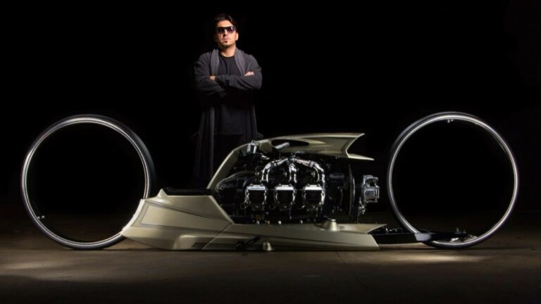 300hp bike with an aircraft engine tmc dumont