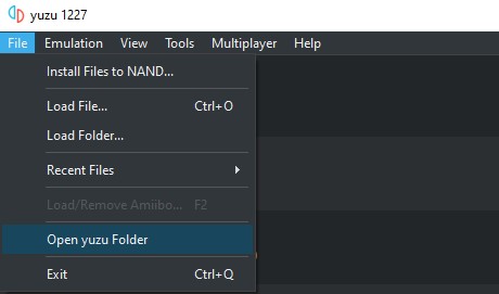 yuzu-emulator-folder