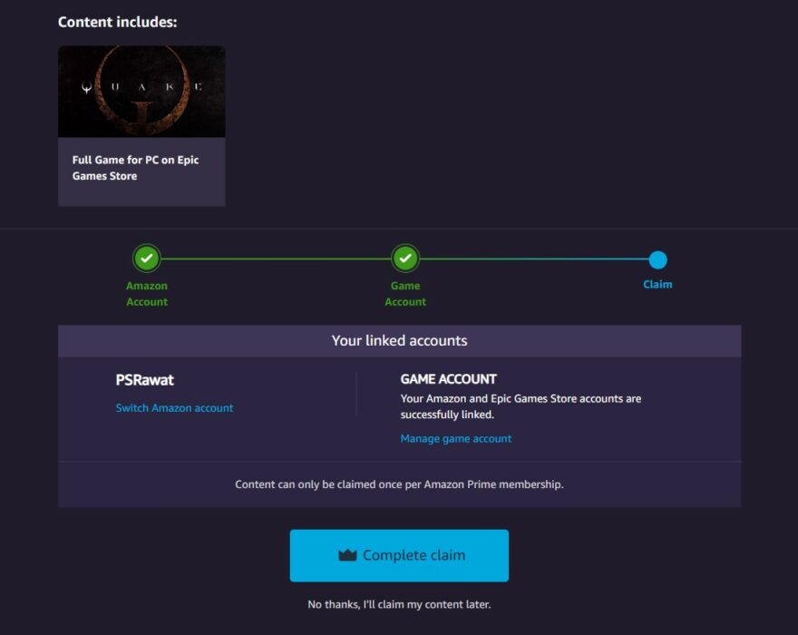 Prime Gaming: How To Claim Free Games With Prime - Fossbytes