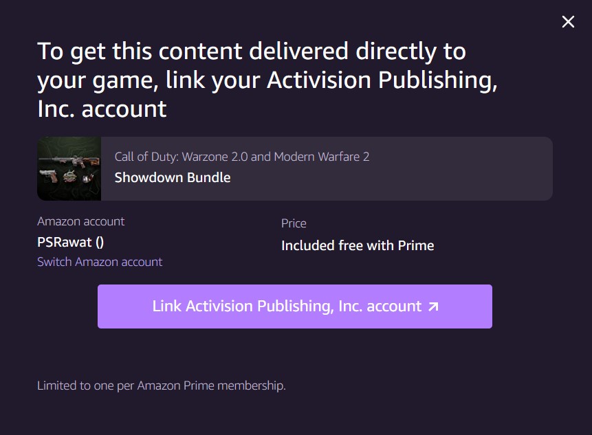 How to get Modern Warfare 2 and Warzone 2 Showdown bundle for free using Prime  Gaming