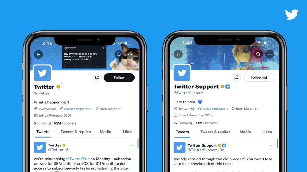Twitter Blue for Business