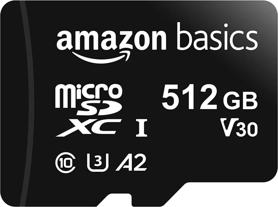 Amazon Basics 512GB sd card