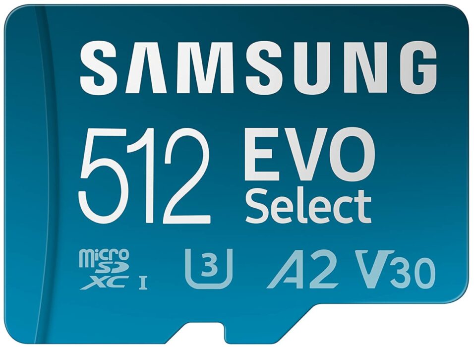 Samsung evo select - best SD card for steam deck