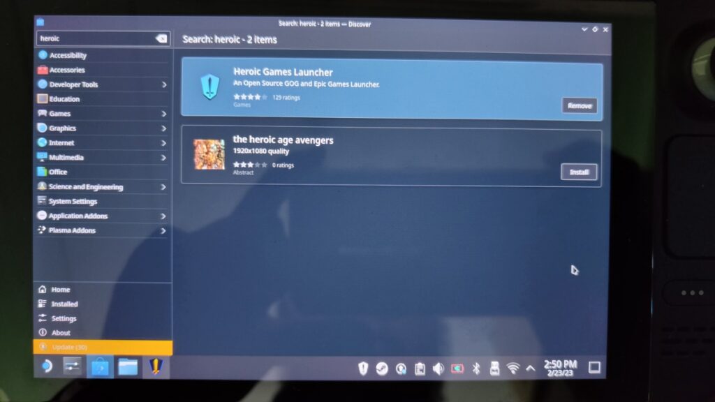 Heroic Games Launcher Steam Deck Guide