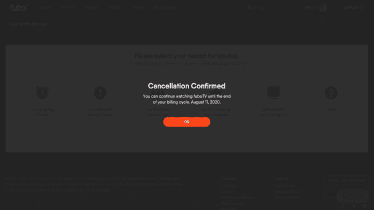 Here's How To Pause Or Cancel FuboTV Subscription Fossbytes