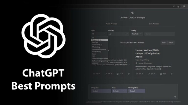 how to get the best prompts for chatgpt