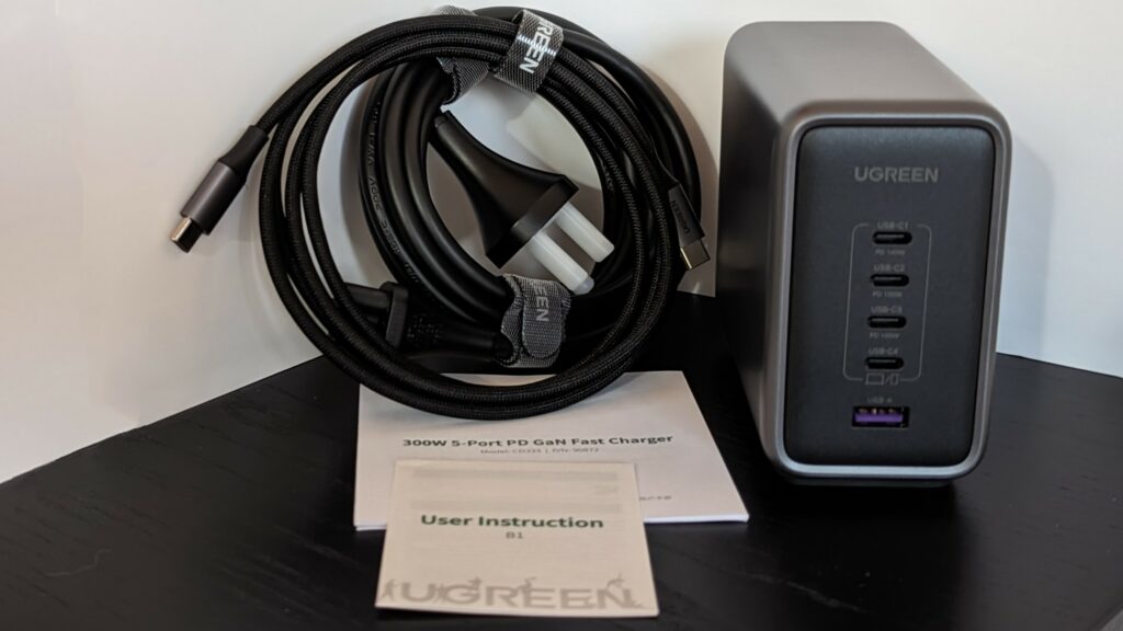 Ugreen Nexode 300W GaN wall USB Charger Review - Camera Jabber