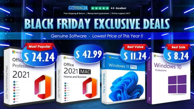 Black Friday Sale: Boost Your Efficiency – Office 2021 Pro Is Only $24.24!