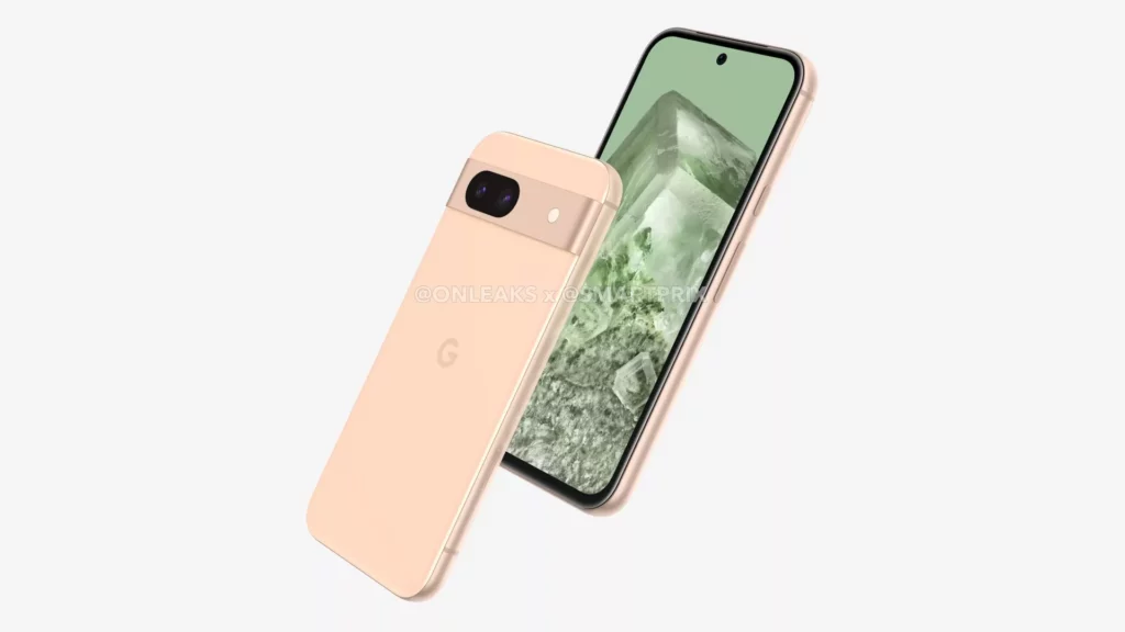Photo of leaked render for the Pixel 8A