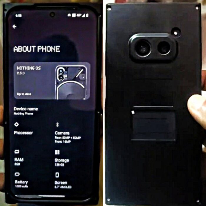 Real-life images of the Nothing Phone 2a